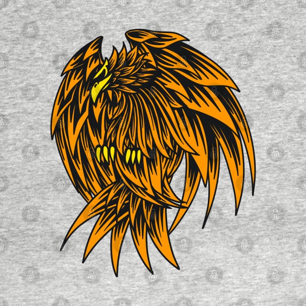 Goldwing Big Eagle Illustration by Excela Studio